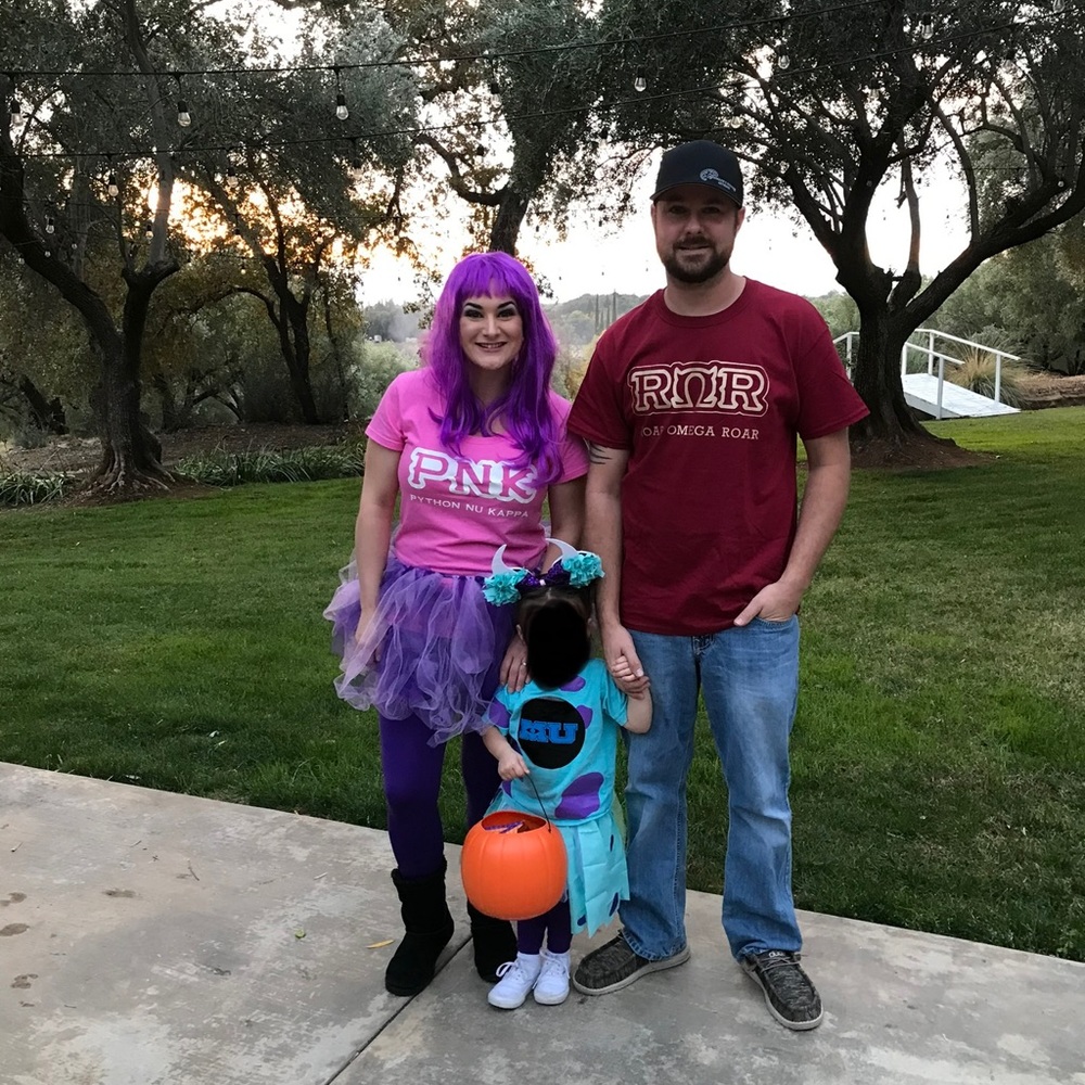 Monsters inc- monsters university; sorority and fraternity costume shirts